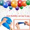 Royal Blue Latex Balloons 12 Inch Blue Confetti balloon pearl White balloons Royal Light Blue Party Balloons Kit for Birthday Party Decoration Supplies